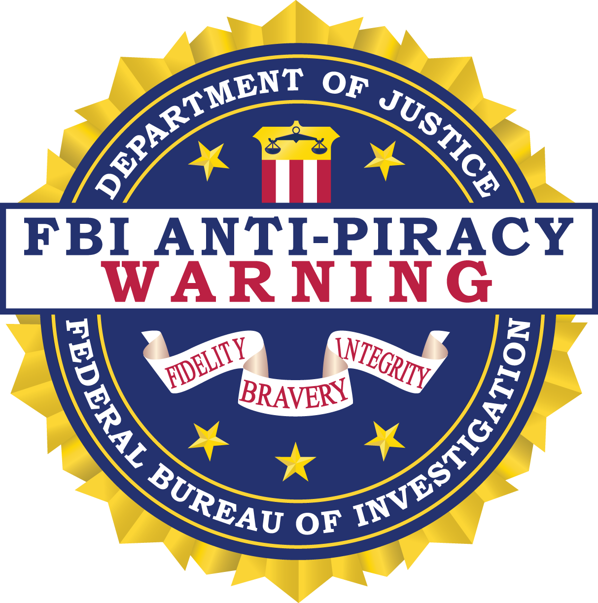 FBI IP Theft Warning Seal
